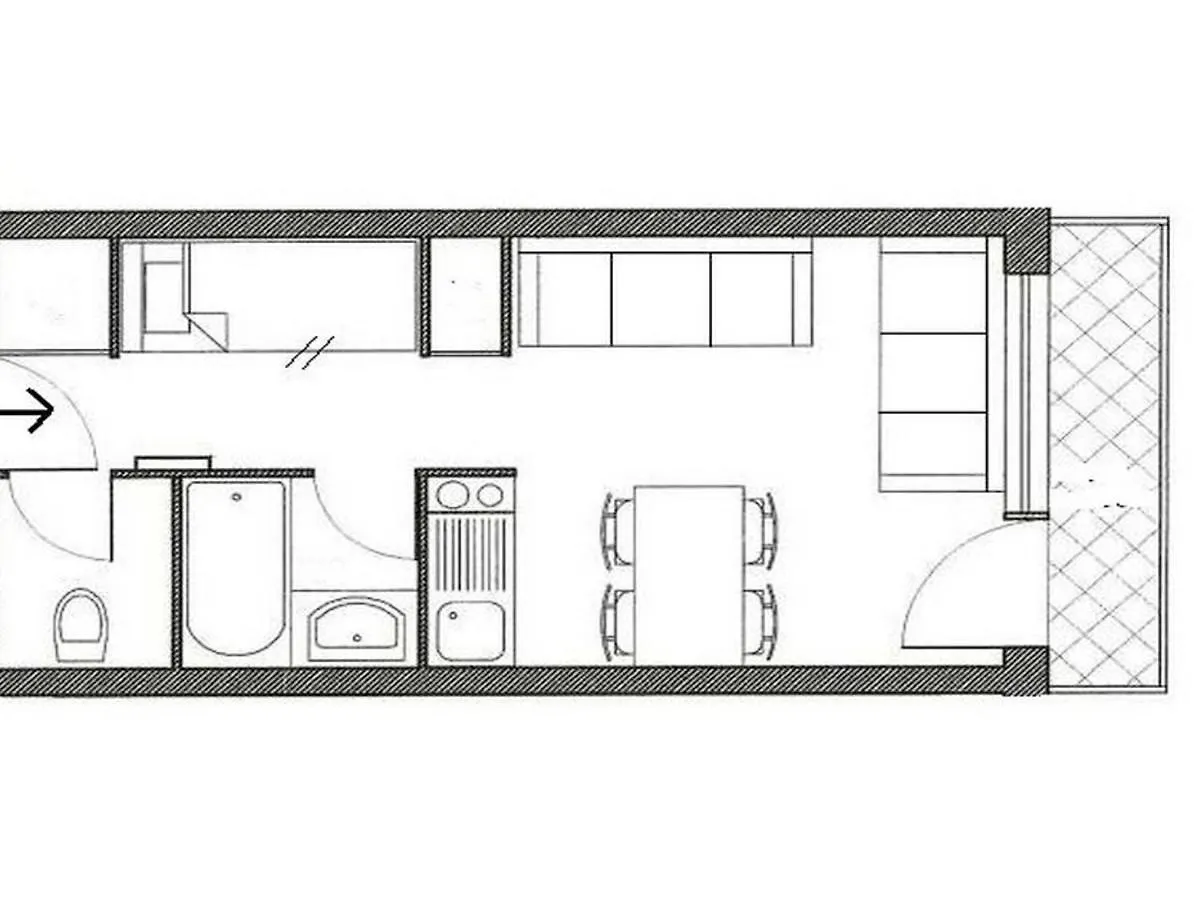 Apartmán Studio Renove Skis Aux Pieds Avec Balcon, 4 Pers, Reberty 1850 - Fr-1-344-852 Saint-Martin-de-Belleville